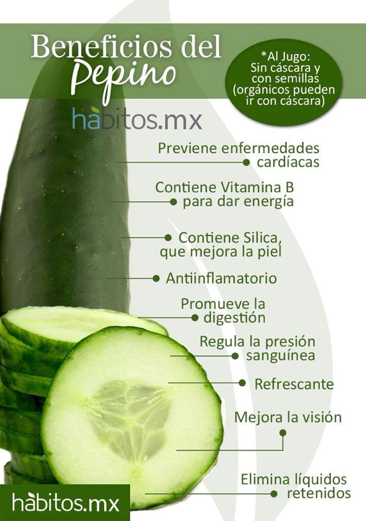 Beneficios del pepino