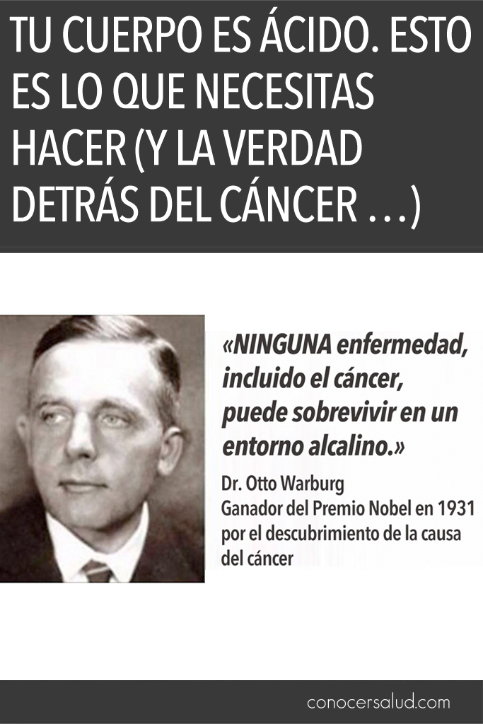 Tu cuerpo es ácido. Esto es lo que NECESITAS hacer (y la verdad detrás del cáncer ...)