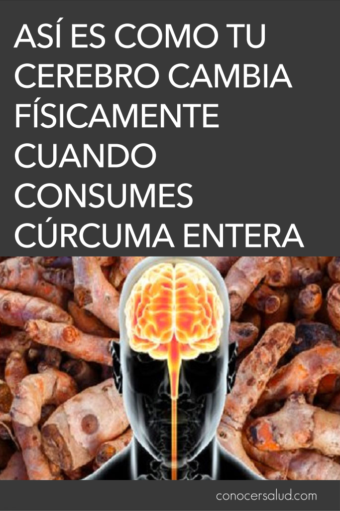 Así es como tu cerebro cambia físicamente cuando consumes cúrcuma entera