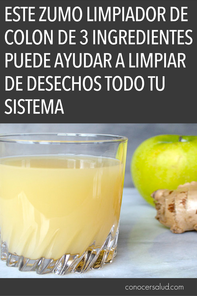 Este zumo limpiador de colon de 3 ingredientes puede ayudar a limpiar de desechos todo tu sistema