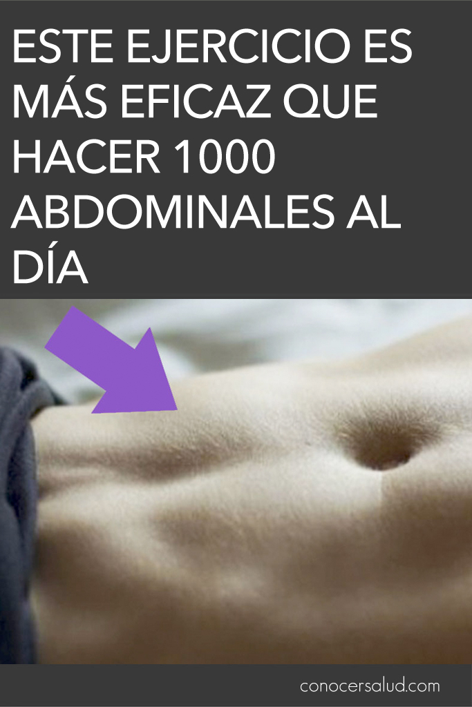 Este ejercicio es más eficaz que hacer 1000 abdominales al día