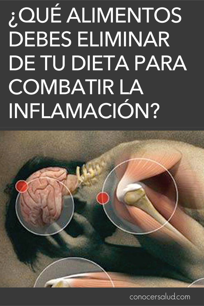 ¿Qué alimentos debes eliminar de tu dieta para combatir la inflamación?