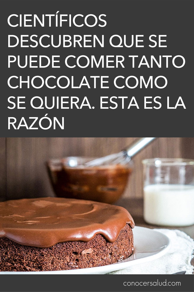 Científicos descubren que se puede comer tanto chocolate como se quiera. Esta es la razón