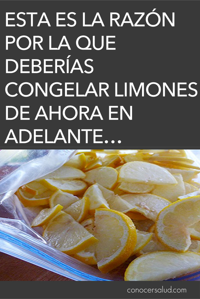 Esta es la razón por la que deberías congelar limones de ahora en adelante...