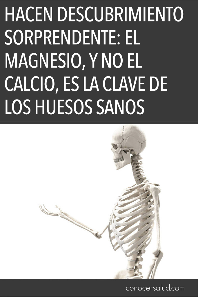 Hacen descubrimiento sorprendente: el magnesio, y NO el calcio, es la clave de los huesos sanos