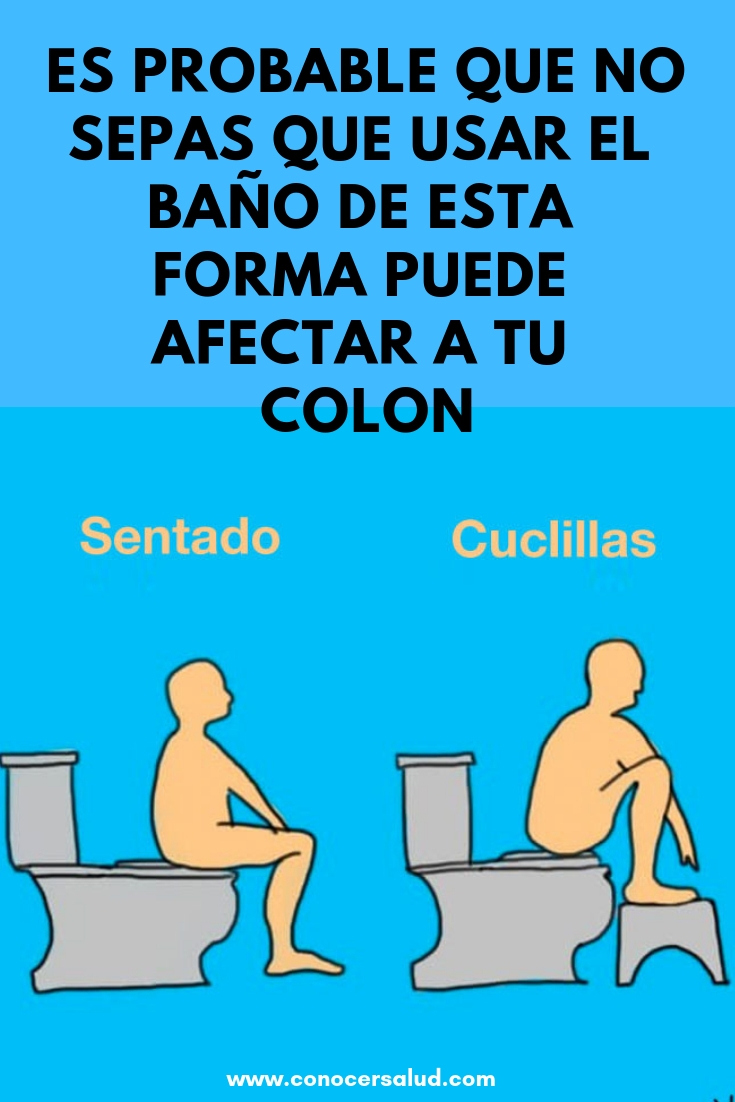 Es probable que no sepas que usar el baño de ESTA forma puede afectar a tu colon