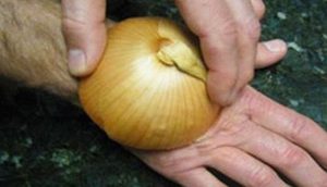 Se frotó cebolla cruda en la mano por una brillante razón. ¡No tenía idea de que esto realmente funciona!