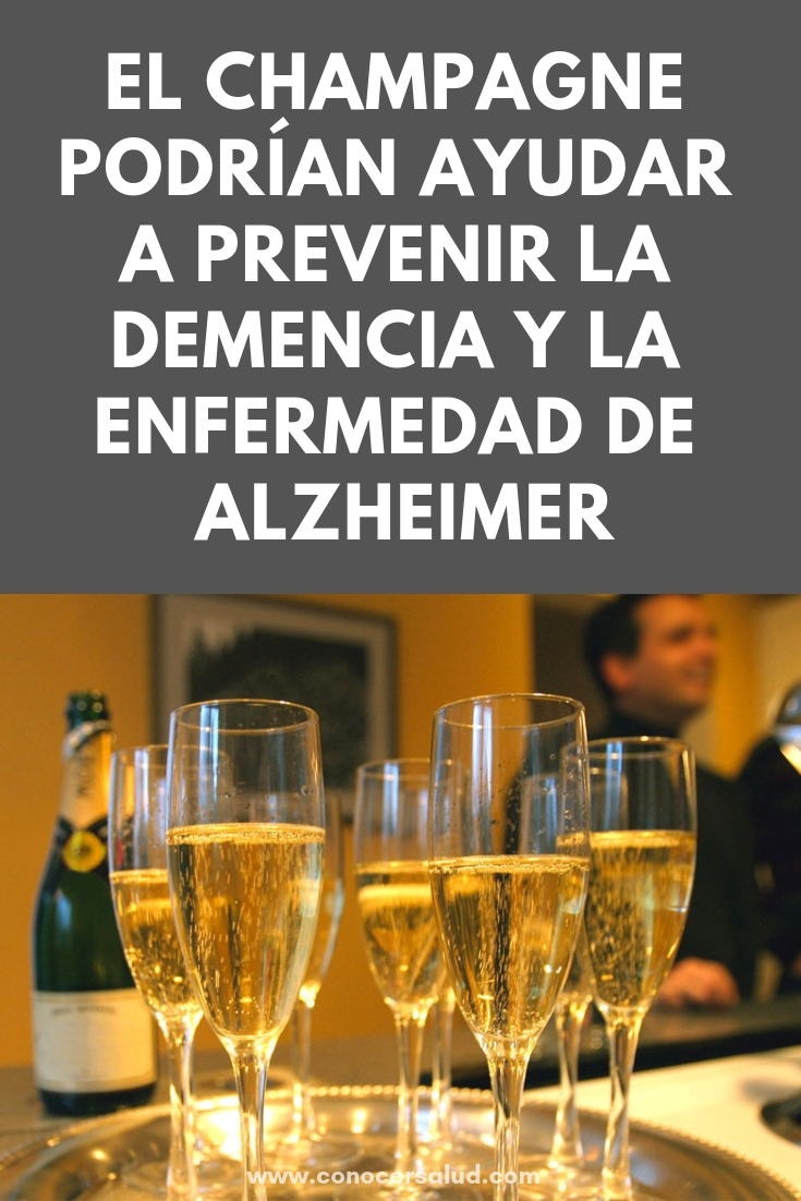 El champagne podrían ayudar a prevenir la demencia y la enfermedad de Alzheimer