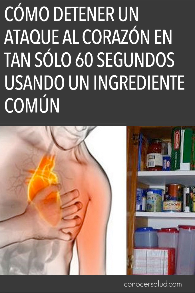 Cómo detener un ataque al corazón en tan sólo 60 segundos usando un ingrediente común