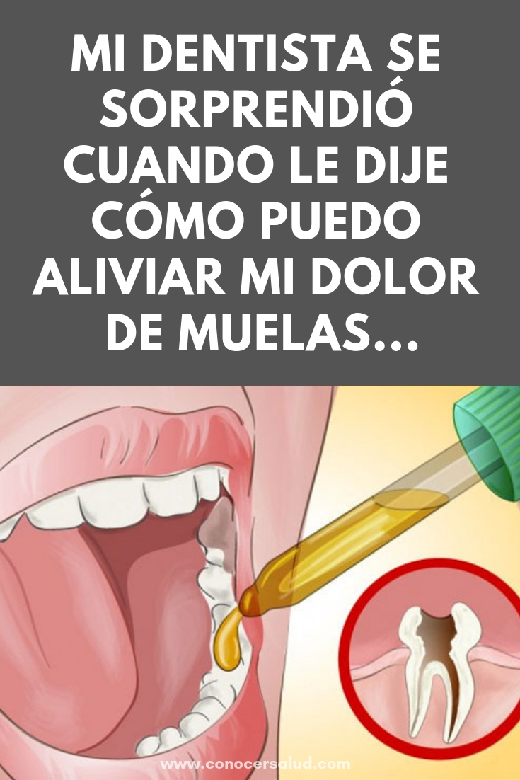 Mi dentista se sorprendió cuando le dije cómo puedo aliviar mi dolor de muelas por mí mismo