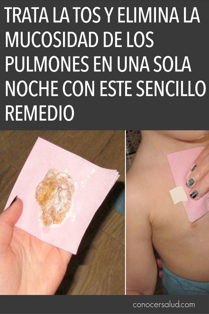 Trata la tos y elimina la mucosidad de los pulmones en una sola noche con este sencillo remedio