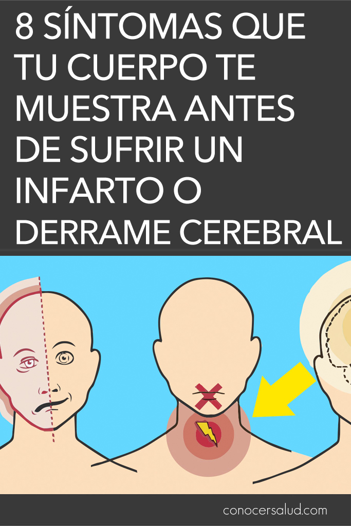 8 Síntomas que tu cuerpo te muestra antes de sufrir un infarto o derrame cerebral