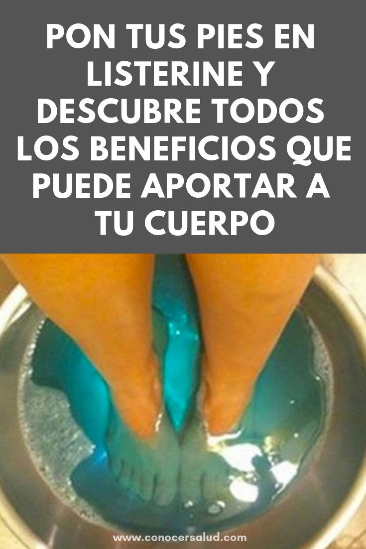 Pon tus pies en Listerine y descubre todos los beneficios que puede aportar a tu cuerpo