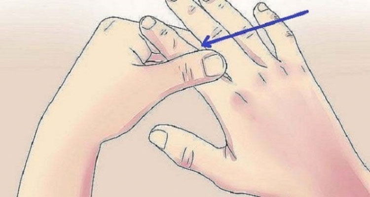 Si masajeas este dedo durante un minuto te sorprenderás de los resultados