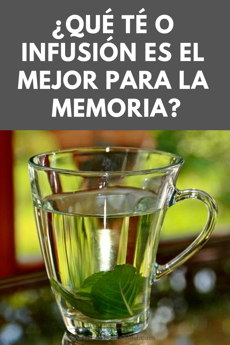 ¿Qué té o infusión es el mejor para la memoria?