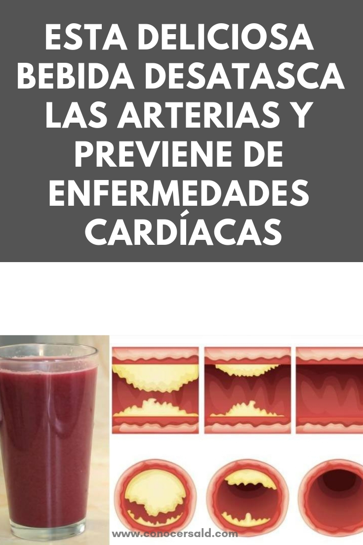 Esta deliciosa bebida desatasca las arterias y previene de enfermedades cardíacas