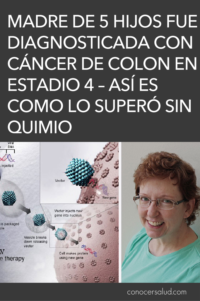 Madre de cinco hijos fue diagnosticada con cáncer de colon en estadio 4 - así es como lo superó sin quimio