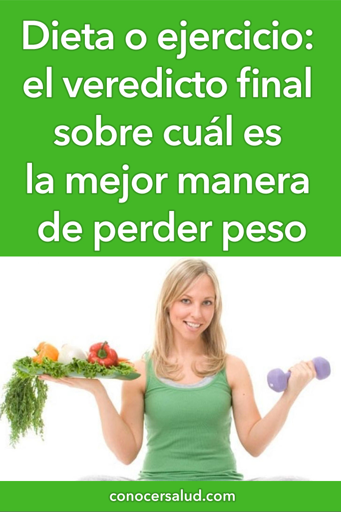 Dieta o ejercicio: el veredicto final sobre cuál es la mejor manera de perder peso