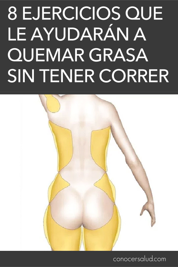 8 Ejercicios que le ayudarán a quemar grasa sin tener correr