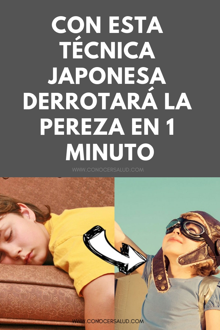 Con esta técnica japonesa derrotará la pereza en 1 minuto