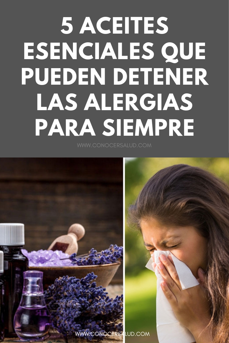 5 aceites esenciales que pueden detener las alergias para siempre