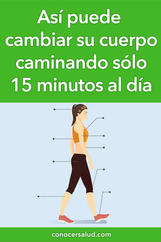 Así puede cambiar su cuerpo caminando sólo 15 minutos al día