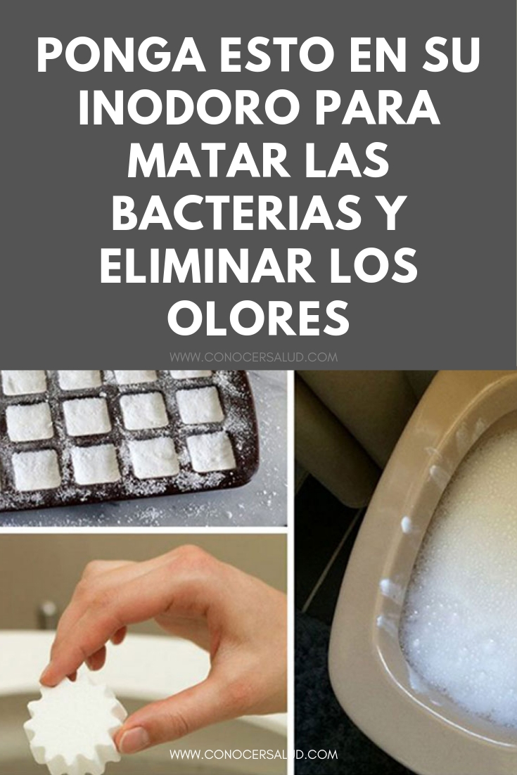 Ponga esto en su inodoro para matar las bacterias y eliminar los olores - NO SE REQUIERE ningún fregado