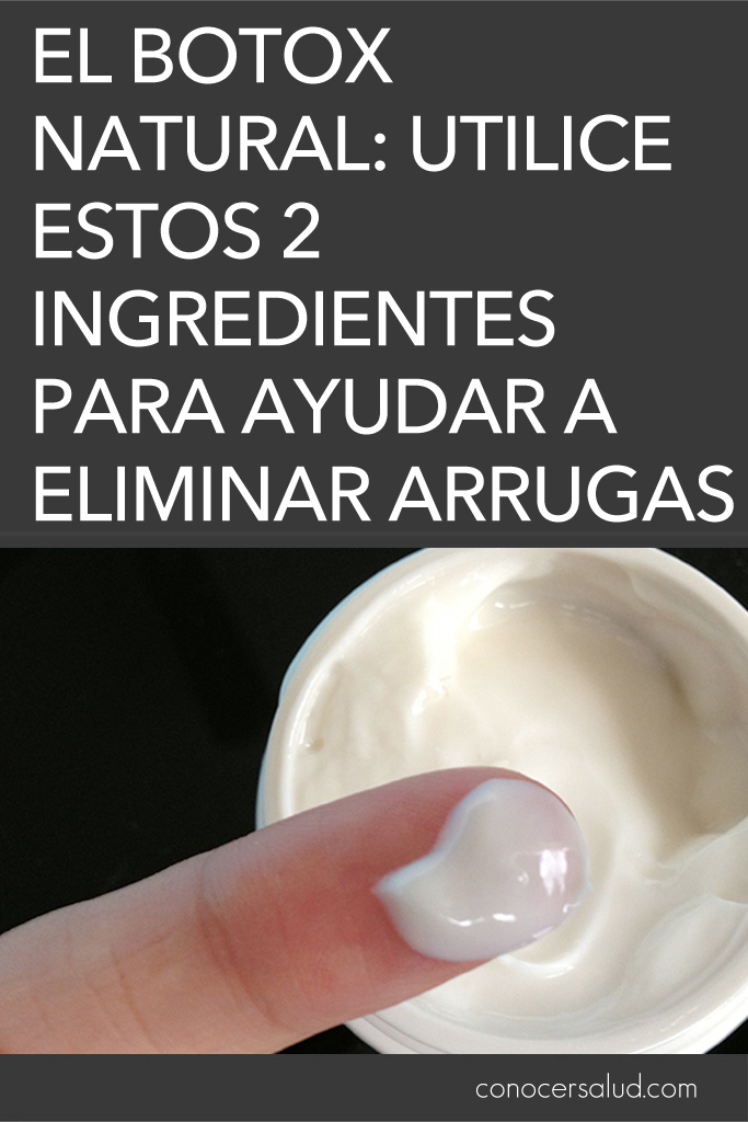 El botox natural: utilice estos 2 ingredientes para ayudar a eliminar arrugas, manchas oscuras y patas de gallo