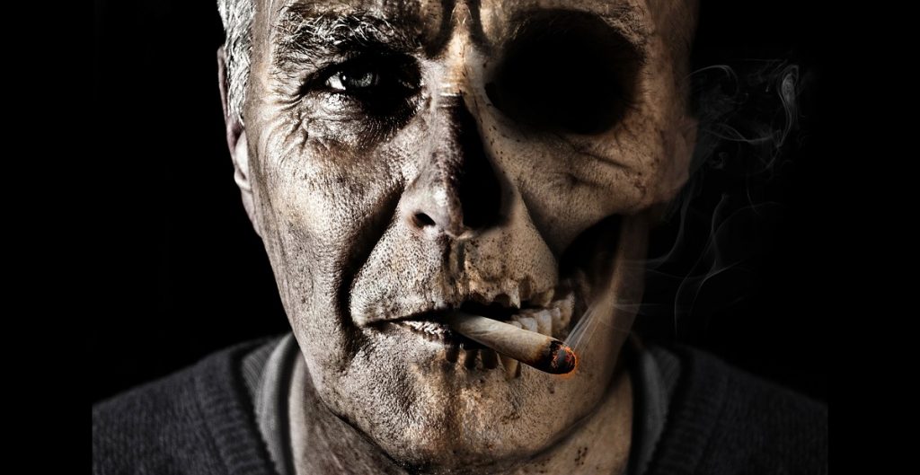 9 partes del cuerpo que pueden dañar por fumar