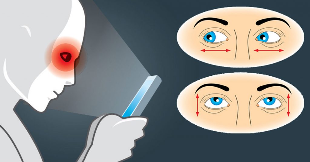 4 ejercicios que puede hacer para revertir el daño a los ojos por mirar pantallas todo el día