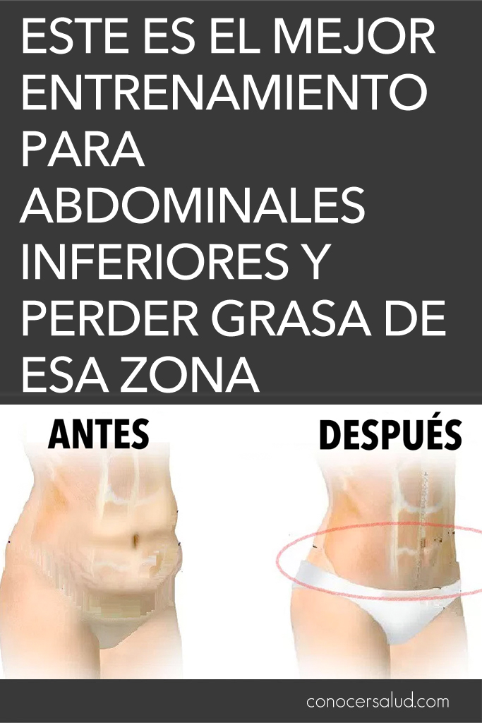 Este es el mejor entrenamiento para abdominales inferiores y perder grasa de esa zona