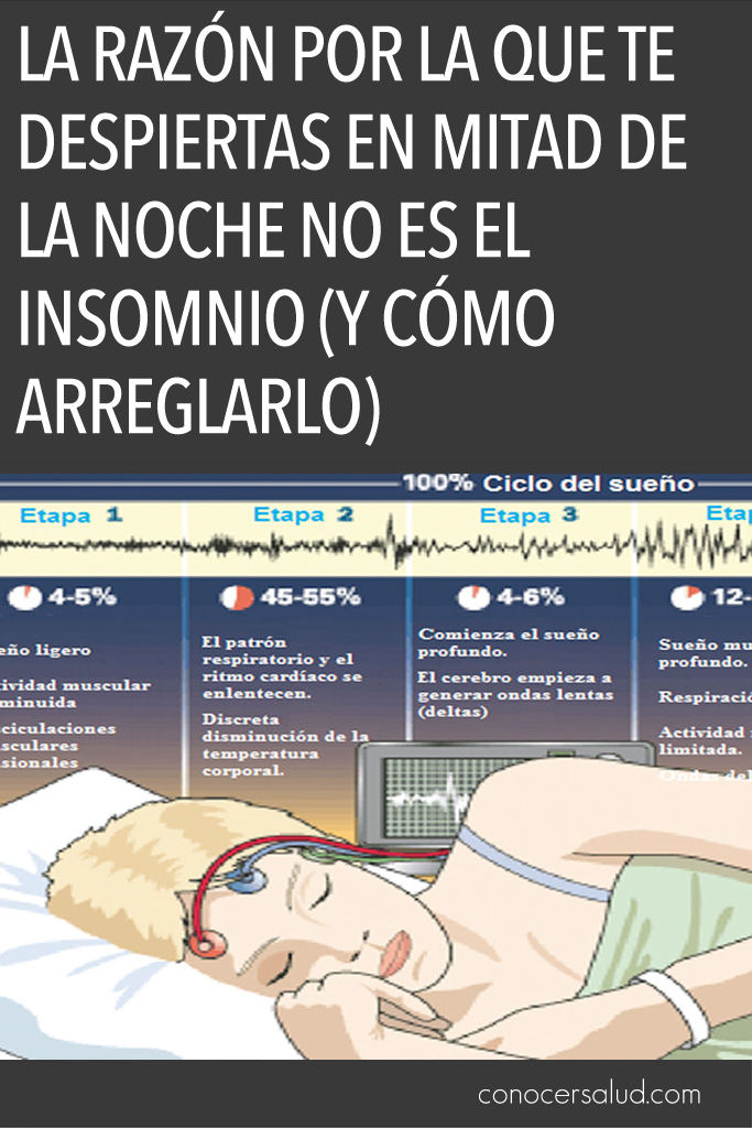 La razón por la que te despiertas en mitad de la noche no es el insomnio (y cómo arreglarlo)