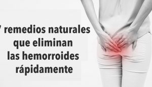 7 remedios naturales que eliminan las hemorroides rápidamente