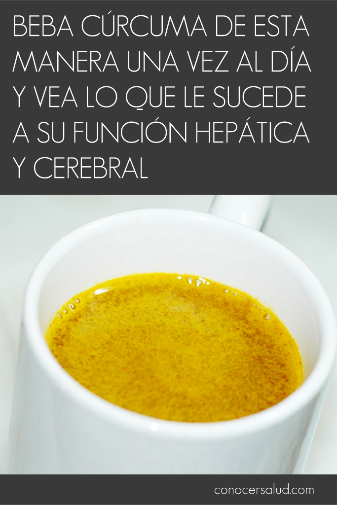 Beba cúrcuma de esta manera una vez al día y vea lo que le sucede a su función hepática y cerebral