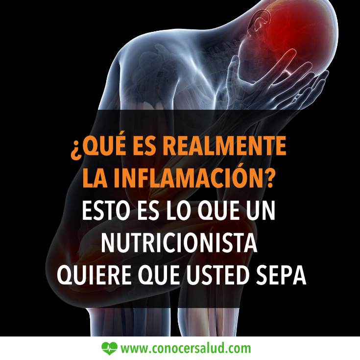 ¿Qué es realmente la inflamación? Esto es lo que un nutricionista quiere que usted sepa