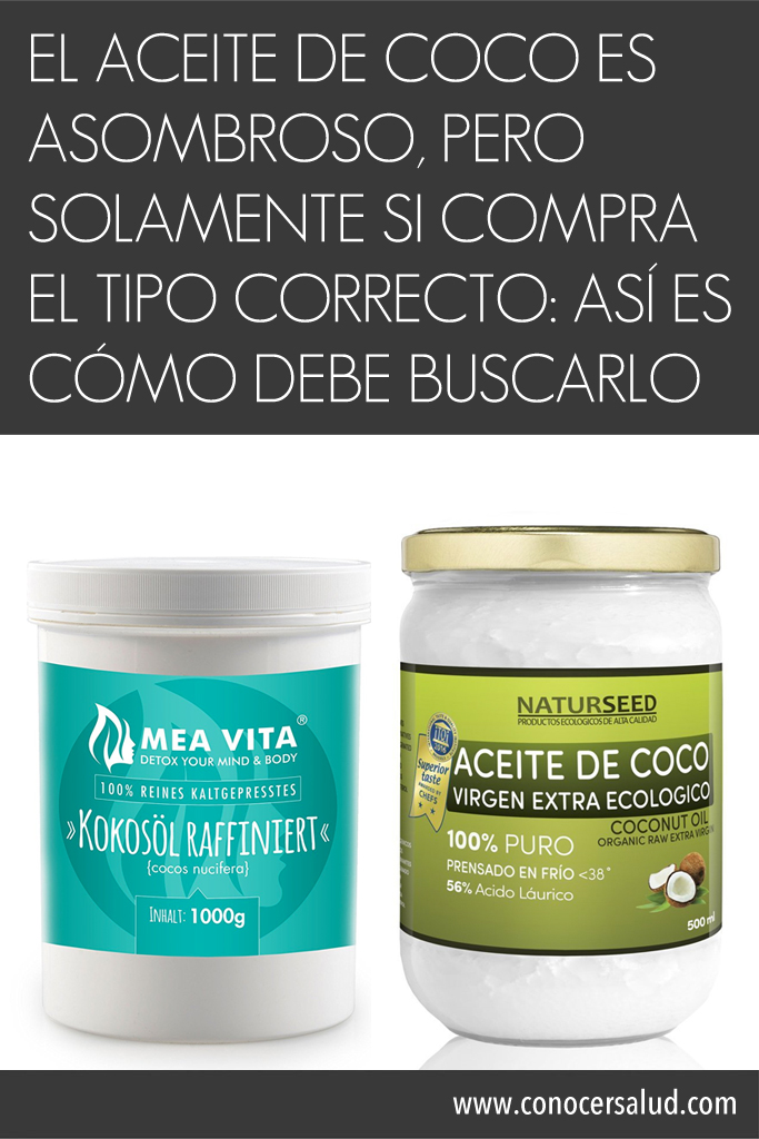 El aceite de coco es asombroso, pero solamente si compra el tipo correcto: así es cómo debe buscarlo