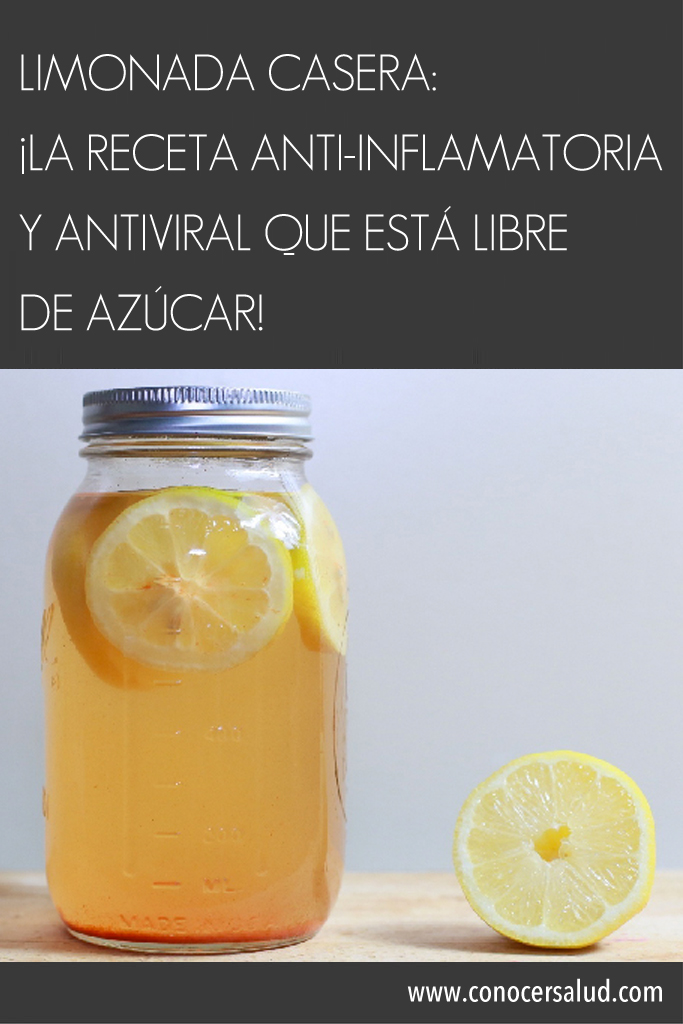 Limonada casera: ¡la receta anti-inflamatoria y antiviral que está libre de azúcar!