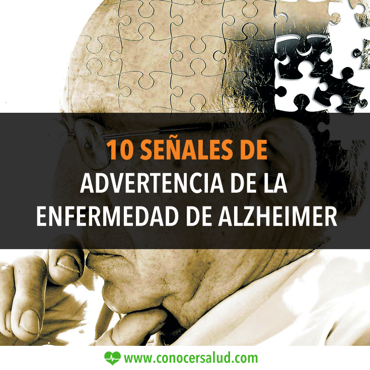 10 señales de advertencia de la enfermedad de Alzheimer