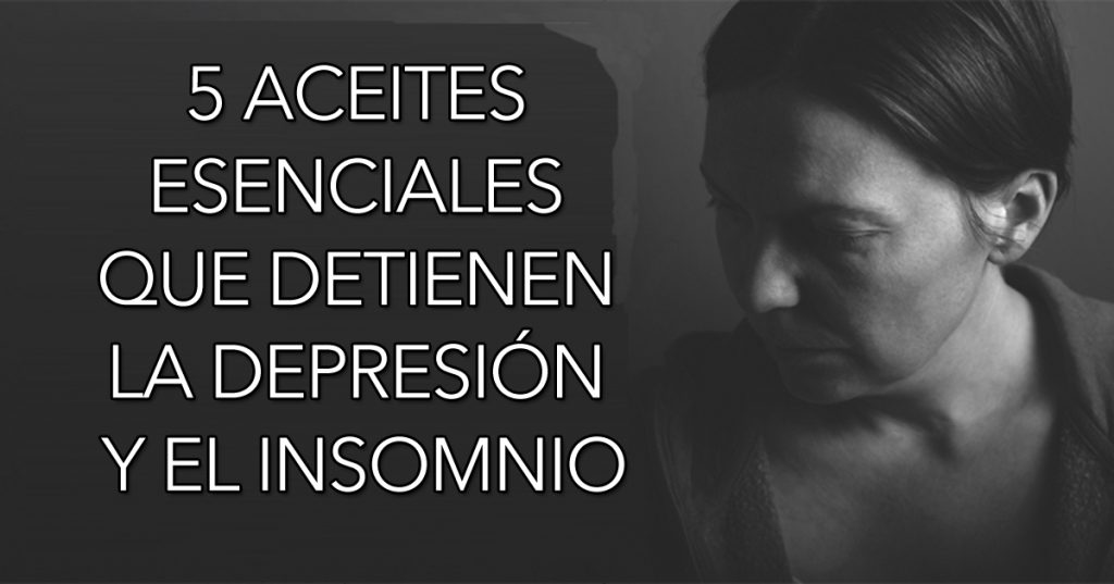 5 aceites esenciales que DETIENEN la depresión y el insomnio