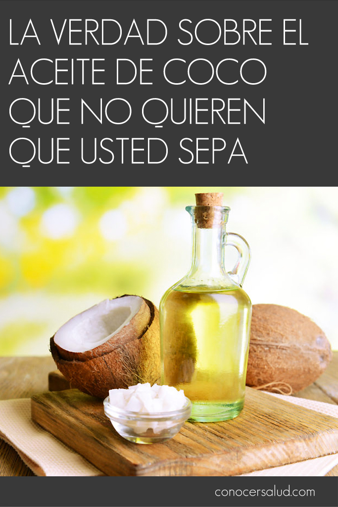 La verdad sobre el aceite de coco que no quieren que usted sepa