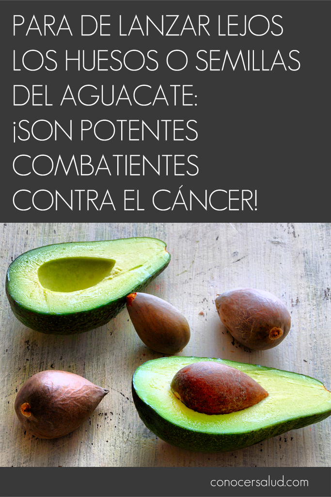 PARA de tirar los huesos o semillas del aguacate: ¡Son potentes combatientes contra el cáncer!