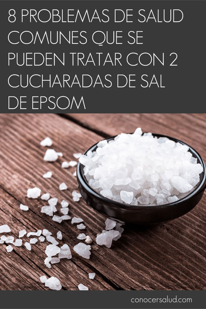 8 problemas de salud comunes que se pueden tratar con 2 cucharadas de sal de Epsom