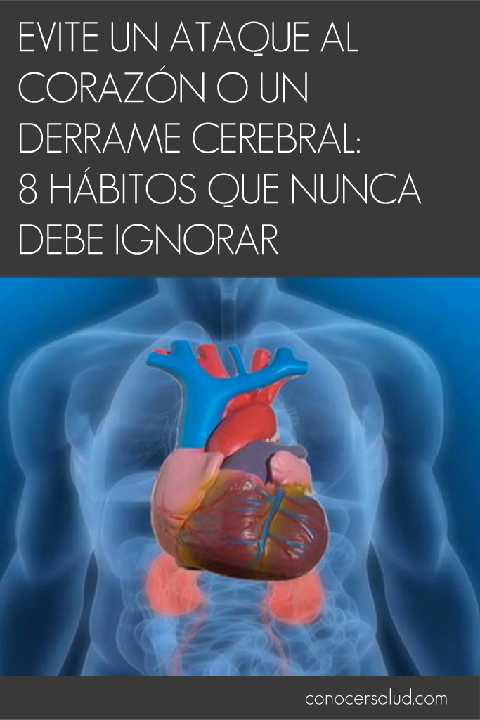 Evite un ataque al corazón o un derrame cerebral: 8 hábitos que nunca debe ignorar