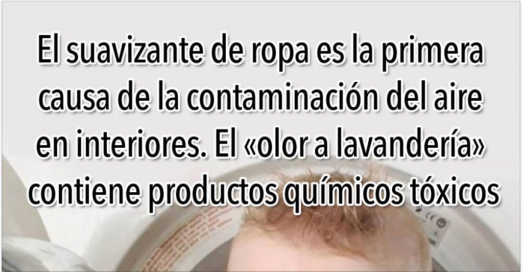 Suavizante de ropa es la primera causa de la contaminación del aire en interiores. Haga su propio suavizante con esta receta