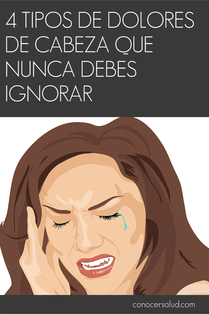 4 tipos de dolores de cabeza que nunca debes ignorar