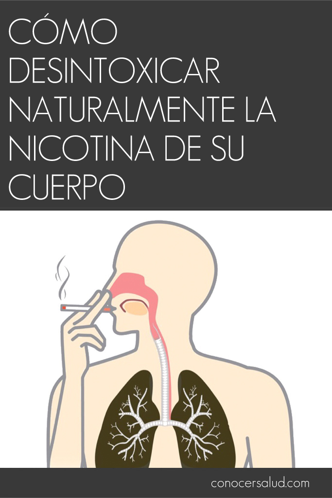 Cómo desintoxicar naturalmente la nicotina de su cuerpo