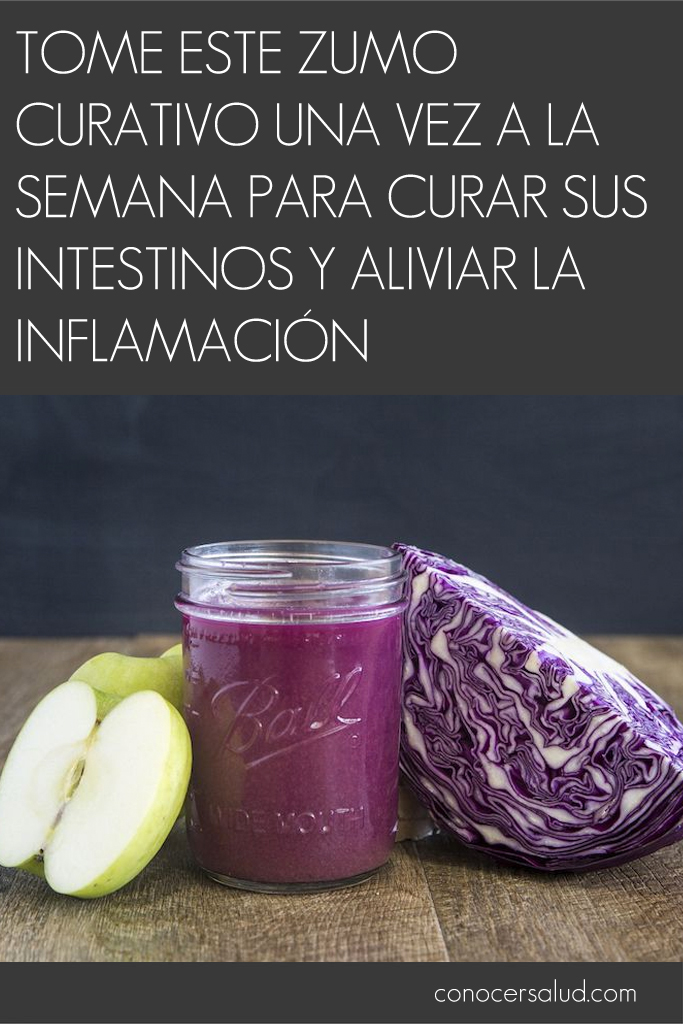 Tome este zumo curativo una vez a la semana para curar sus intestinos y aliviar la inflamación