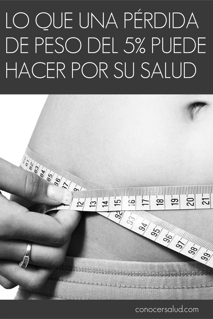 Lo que una pérdida de peso del 5% puede hacer por su salud