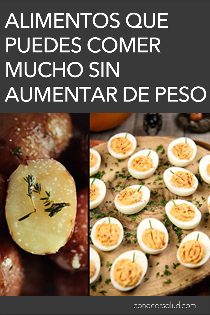 Alimentos que puedes comer mucho sin aumentar de peso