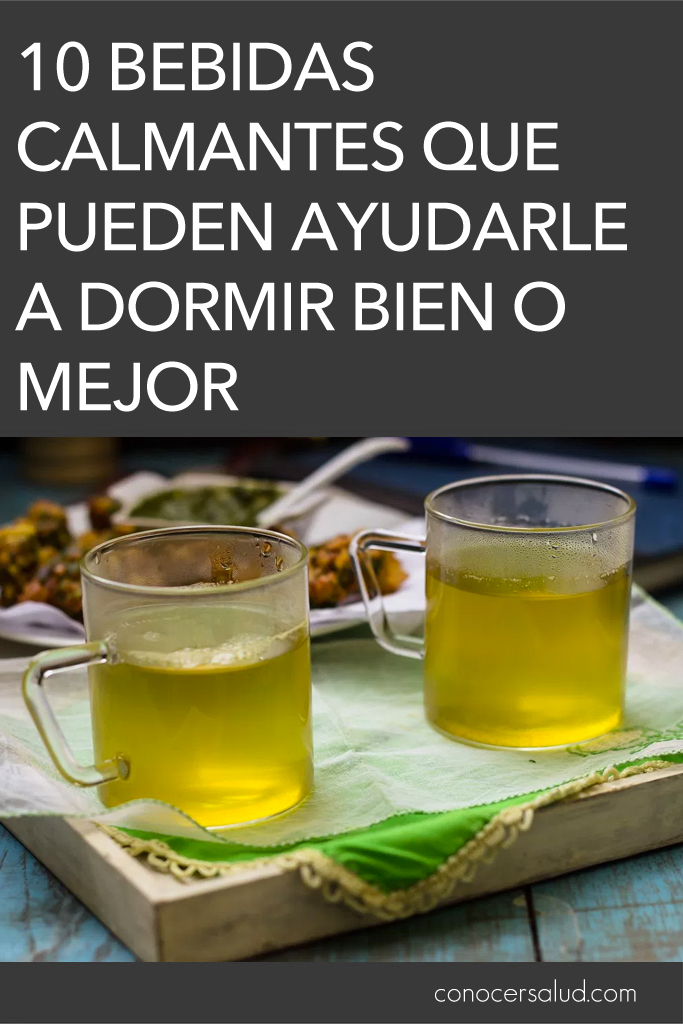 10 bebidas calmantes que pueden ayudarle a dormir bien o mejor